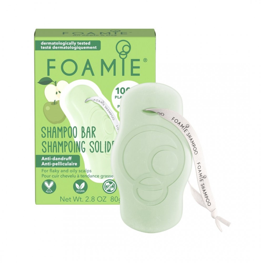 FOAMIE Shampoo Bar - An Apple a Day 80gr κατά της πιτυρίδας
