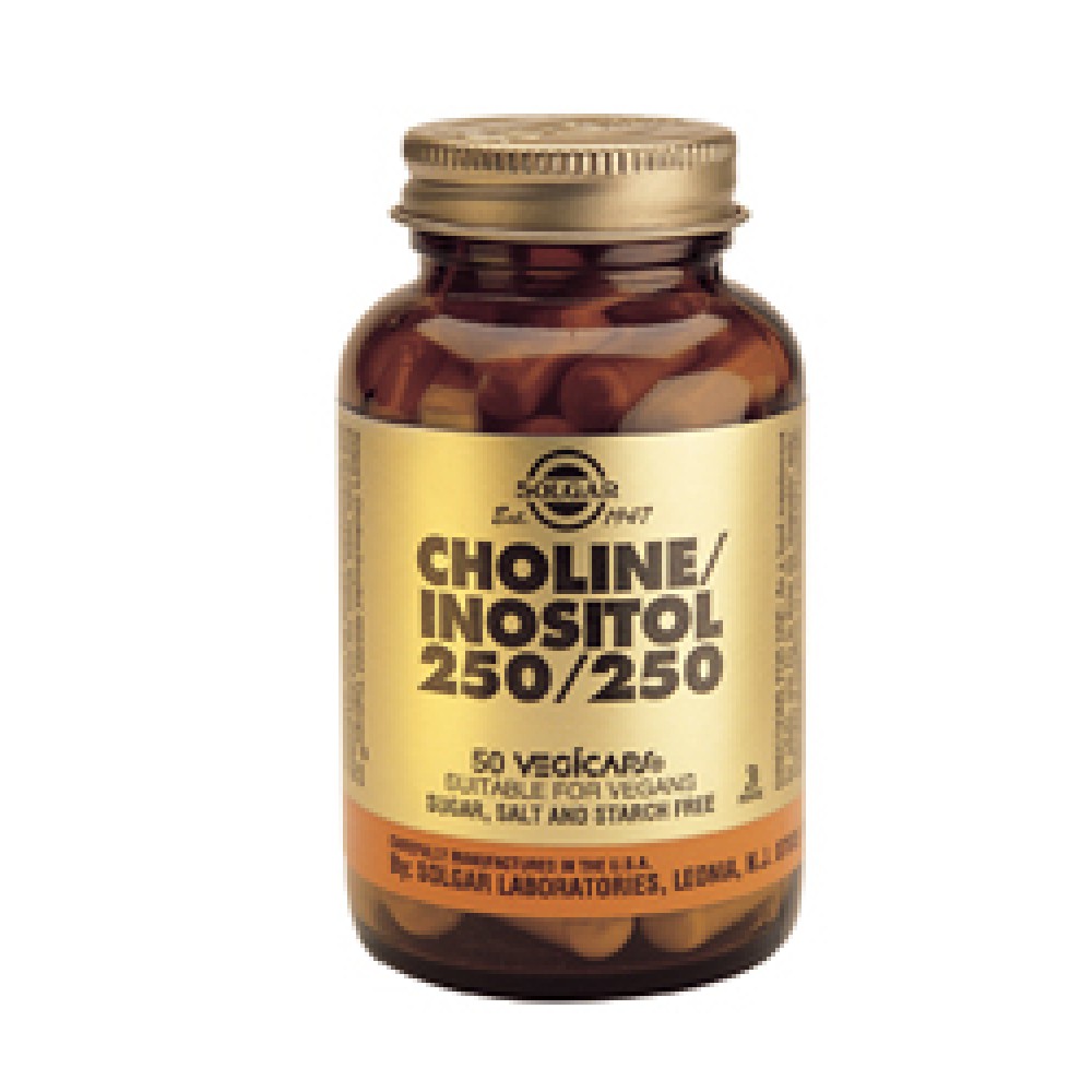 Solgar - Choline - Inositol 250/250 mg 50 caps